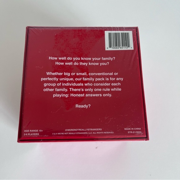 We’re Not Really Strangers - Family Edition SEALED - Picture 7 of 8